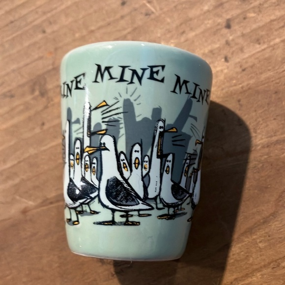 Disney Mine Mine Mine Seagulls Finding Nemo Pixar shot glass - Picture 3 of 10